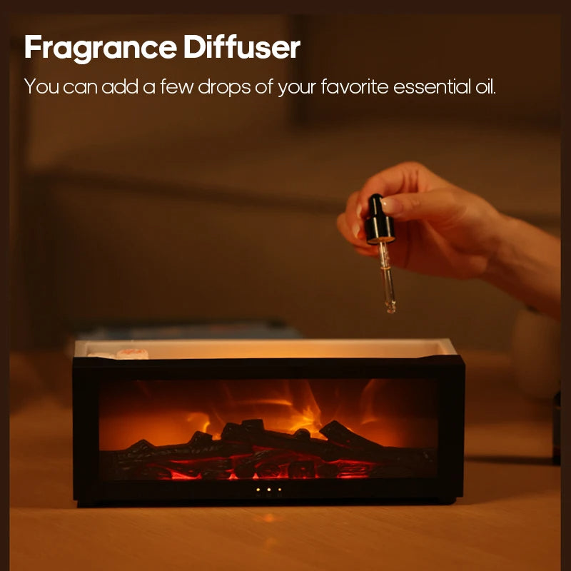 Fireplace Aroma Oil Humidifier